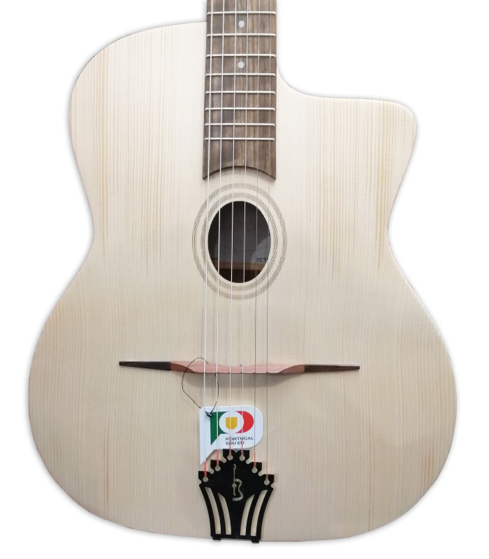 Spruce top of the Jazz Manouche guitar APC model JM100