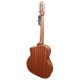 Sapele back and sides of the Jazz Manouche guitar APC model JMD100 with D shaped soundhole