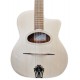 Spruce top with D-shaped soundhole of the Jazz Manouche guitar APC model JMD100