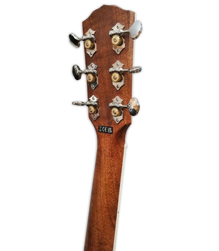 Carrilhão da guitarra eletroacústica Fender modelo Paramount PD-220E