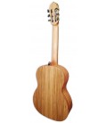 Fondo y aros en Zebrano de la guitarra clásica Manuel Rodríguez Academia AC40 C
