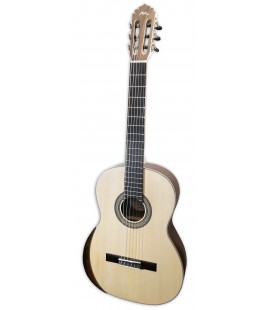 Foto da guitarra clássica Manuel Rodríguez modelo Ecologia E-65 com tampo em spruce