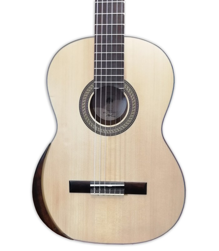 Tampo em spruce da guitarra clássica Manuel Rodríguez modelo Ecologia E-65
