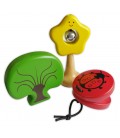 Conjunto de Percussão Gewa Natureza 3 Peças