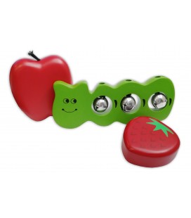 Conjunto de percusión Gewa modelo Frutas Jardin de 3 piezas