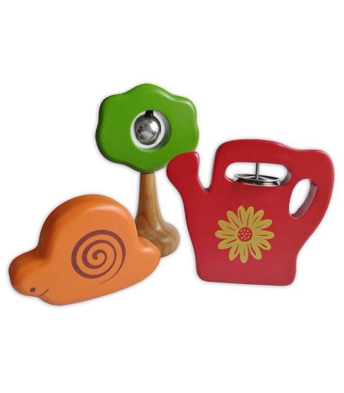 Conjunto de percussão Gewa modelo Jardim de 3 peças