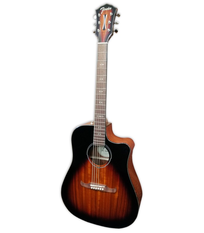 Guitarra eletroac炭stica Fender modelo FA 325CE Dreadnought DAO Exotic 3TS