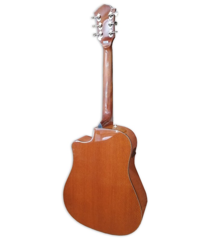 Fondo de la guitarra electroacústica Fender modelo FA 325CE Dreadnought DAO Exotic 3TS