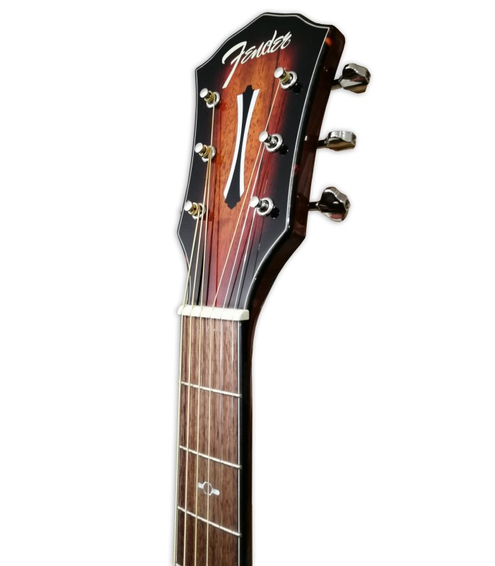 Cabeza de la guitarra electroacústica Fender modelo FA 325CE Dreadnought DAO Exotic 3TS