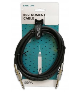 Cable Gewa modelo 190025 Basic Line Jack Jack 3M