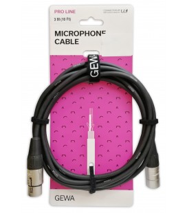 Cable Gewa modelo 190545 Pro Line XLR XLR 3M
