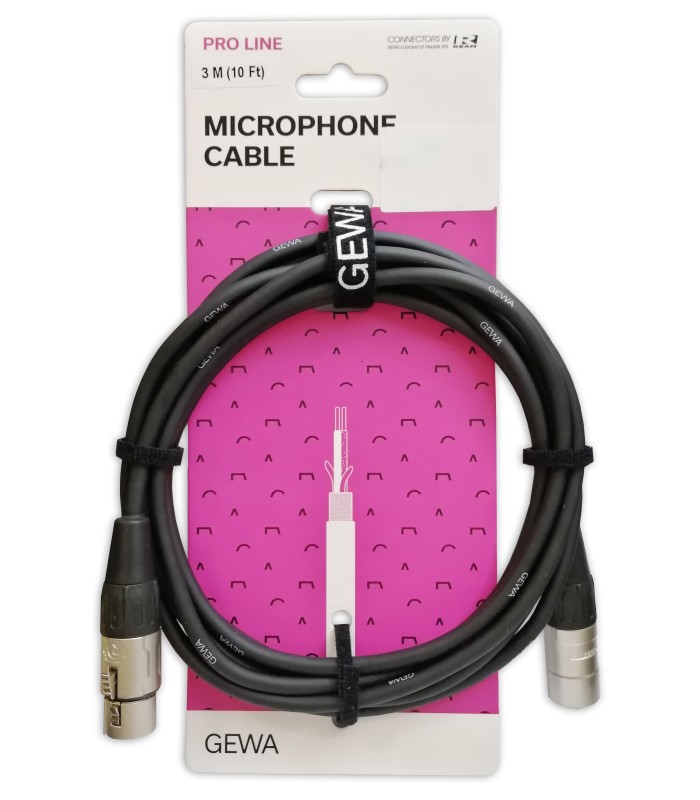 Cabo Gewa modelo 190545 Pro Line XLR XLR 3M