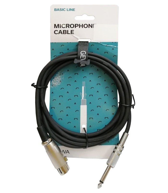 Cabo Gewa modelo 190060 Basic Line XLR Jack 3m