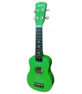 Ukulele soprano Laka model VUS 15GR green
