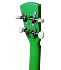 Machine heads of the ukulele soprano Laka model VUS 15GR green