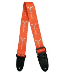 Correia Gretsch Wing Logo Pattern Orange para guitarra