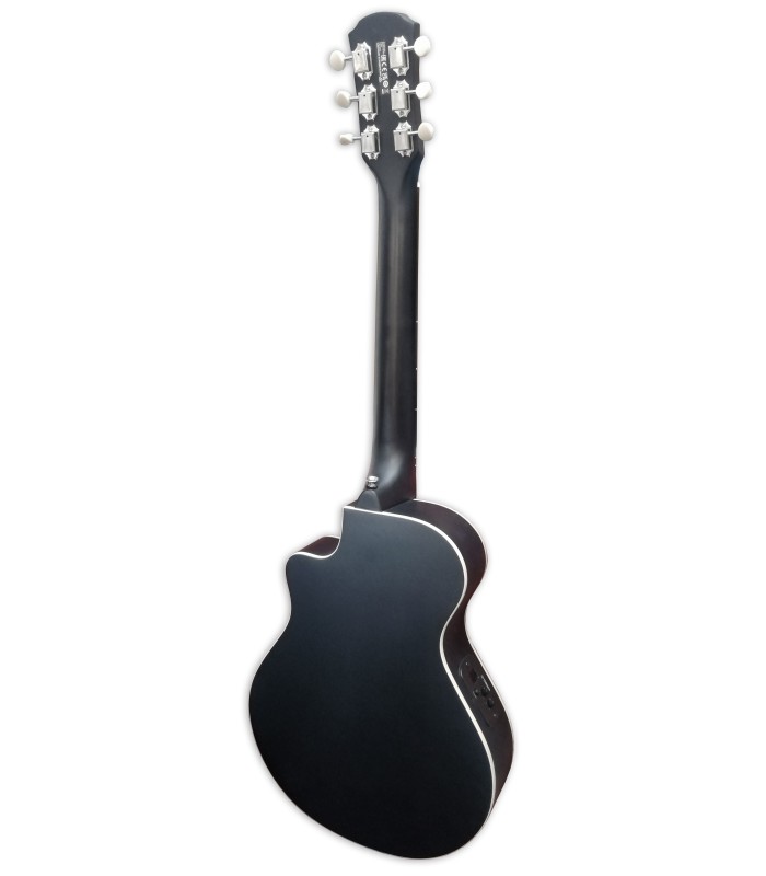 Fondo de la guitarra electroacústica Yamaha modelo APXT2BL 3/4 CW