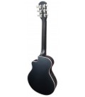 Back of the electroacoustic guitar Yamaha model APXT2BL 3/4 CW
