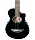 Top of the electroacoustic guitar Yamaha model APXT2BL 3/4 CW