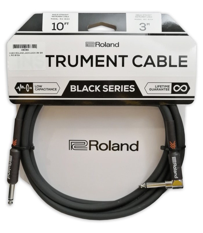 Cable Roland RIC-B10A Jack Jack in L 3 meters