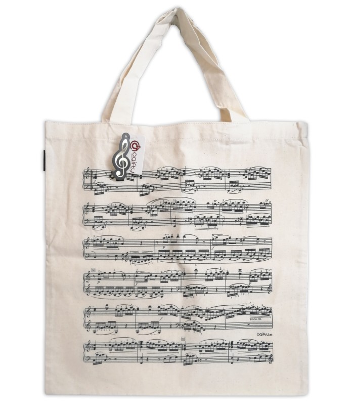 Bag Agifty model B3038 Musical Scores in natural color