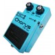 Controls and input of the pedal Boss model CE 2W Waza Chorus