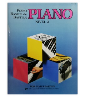 Capa do livro Piano Básico de Bastien Nível 2