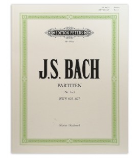 Cover of the book J S Bach Partitas Vol I Nº 1 a 3 BWV 825 827 EP