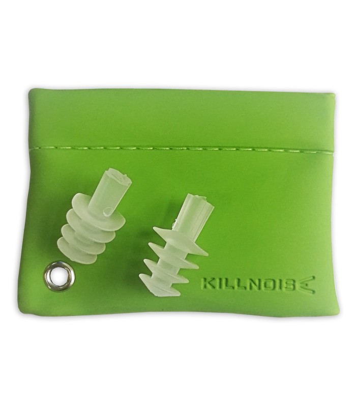Protector para ouvidos Killnoise modelo KN1007L Lime M-L com saco na cor verde lima