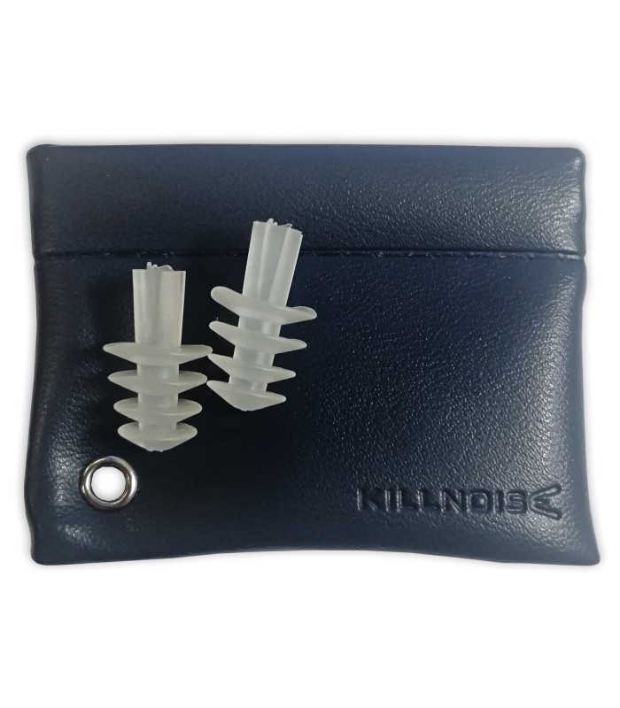 Protector para ouvidos Killnoise modelo KN1004L Navy M-L com saco na cor azul marinho