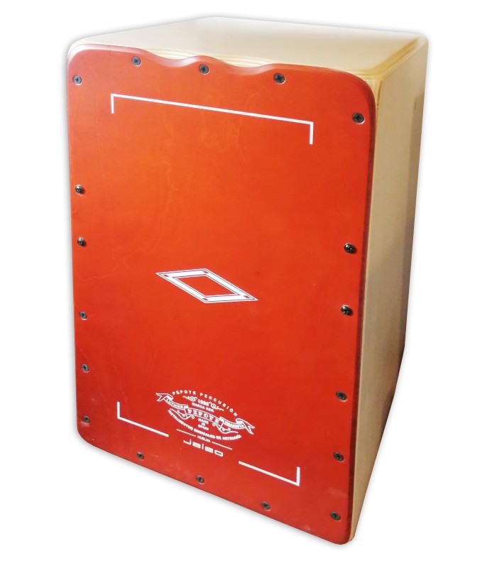 Pepote cajon model Jaleo with orange top