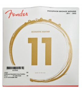 Package cover of the string set Fender 60CL