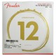Package cover of the String Set Fender Dura Tone Coated 80 20 Bronze 012