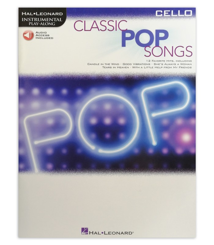 Classic pops play along cello HL book cover