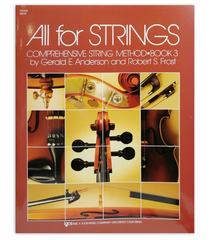 Anderson and Frost All for Strings Violin Vol 3 book cover