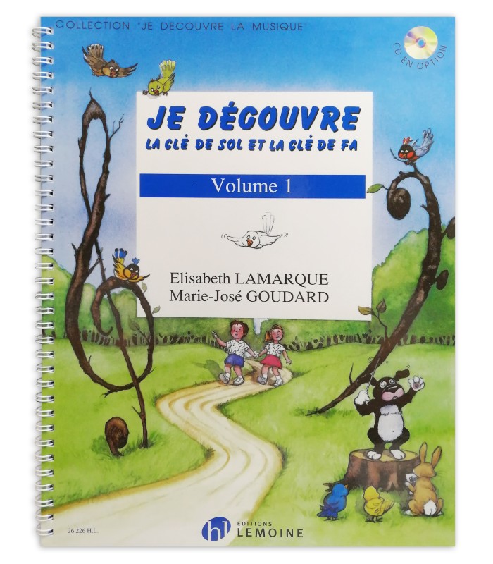 Capa do livro Je Découvre La Clé de Sol et La Clé de Fa Vol 1