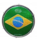 Pele com a bandeira do Brasil do tamborim Izzo modelo IZ3456 6
