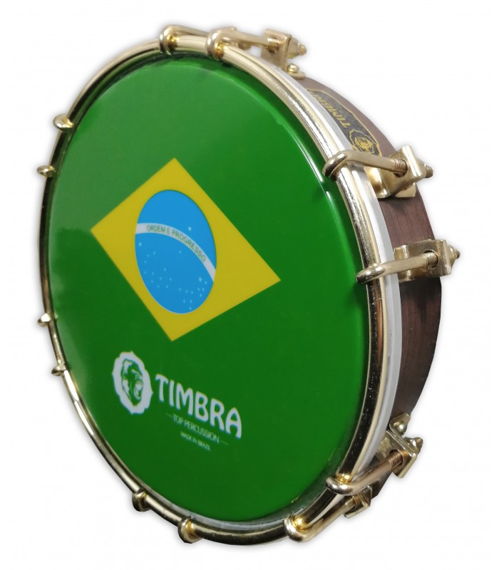 Tamborim Timbra TI8672 Madeira Castanho