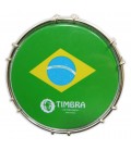 Pele com a bandeira do Brasil do tamborim Timbra modelo TI8672