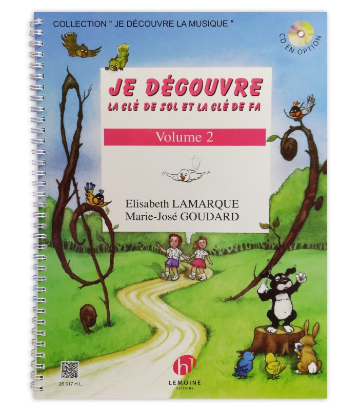 Capa do livro Je Découvre La Clé de Sol et La Clé de Fa Vol 2