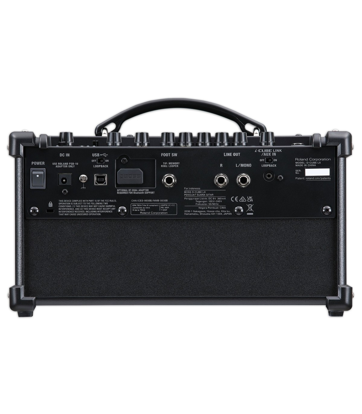 Boss Dual Cube Guitarra LX, Amplificador