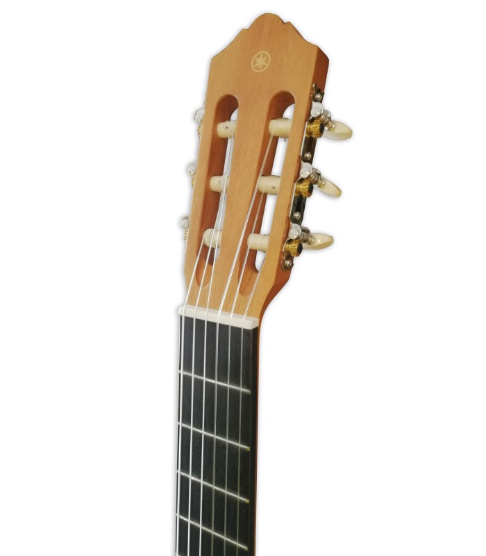 Head of the classical guitar Yamaha model C40M