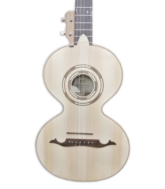 Tampo em spruce da viola Beiroa Artimúsica modelo VA50S Simples