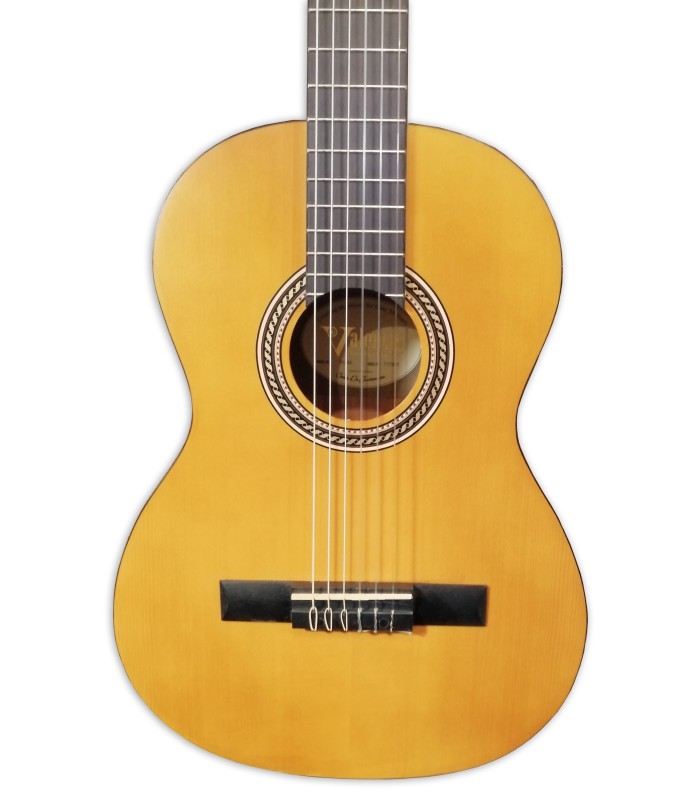Tampo em spruce da guitarra clássica Valencia modelo VC203 3/4