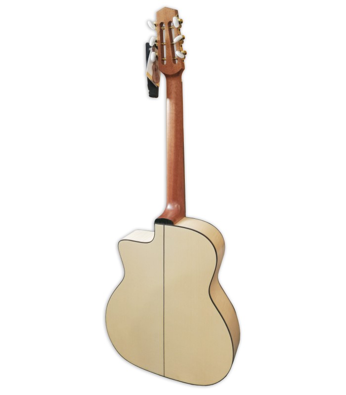Fundo e ilhargas em maple da guitarra Jazz Manouche APC modelo JM200MPL Selmer