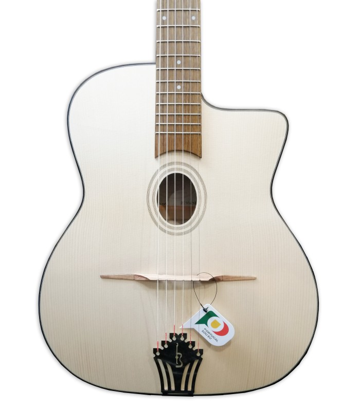 Tampo em spruce da guitarra Jazz Manouche APC modelo JM200MPL Selmer
