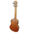 Fundo e ilhargas em sapele do kulele concerto Laka modelo VUC 10EA
