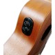 Detalhe do preamp do ukulele concerto Laka modelo VUC 10EA