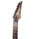 Cabeça da guitarra elétrica Ibanez modelo RG7421 WNF Walnut Flat com 7 cordas