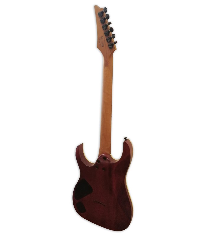 Espalda de la guitarra eléctrica Ibanez modelo RG421HPAM ABL Antique Brown Low Gloss